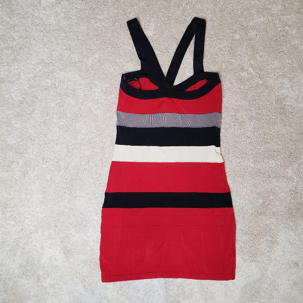 Bebe Colorblock Mini Dress - Picture 2 of 3